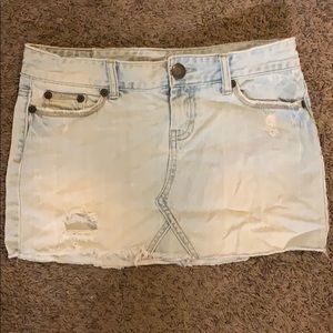 American Eagle Jean Mini Skirt SZ 4